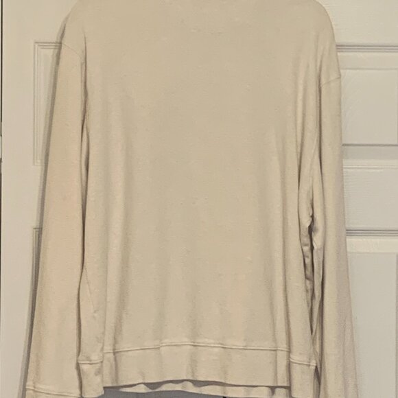Biltmore cream colored Men's pullover quarter zip XL - Picture 5 of 10